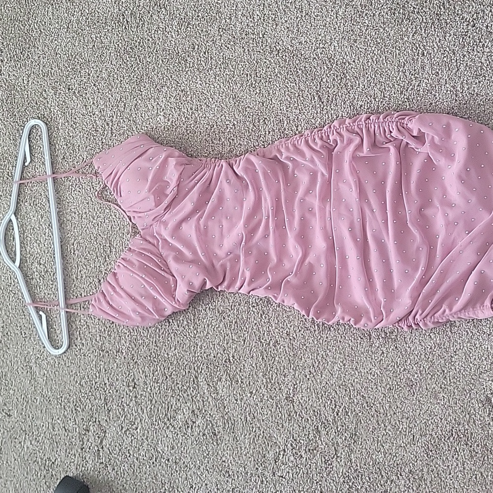 Pink, formal dress